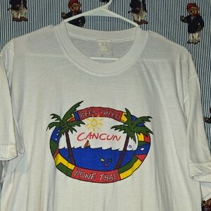 Vintage Cancun Been There Done That Thin Graphic T-Shirt 80s 90s
